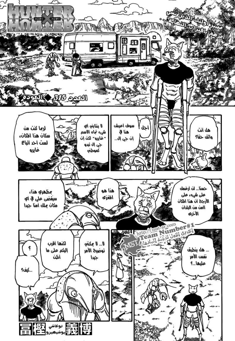 Hunter x Hunter: Chapter 315 - Page 2