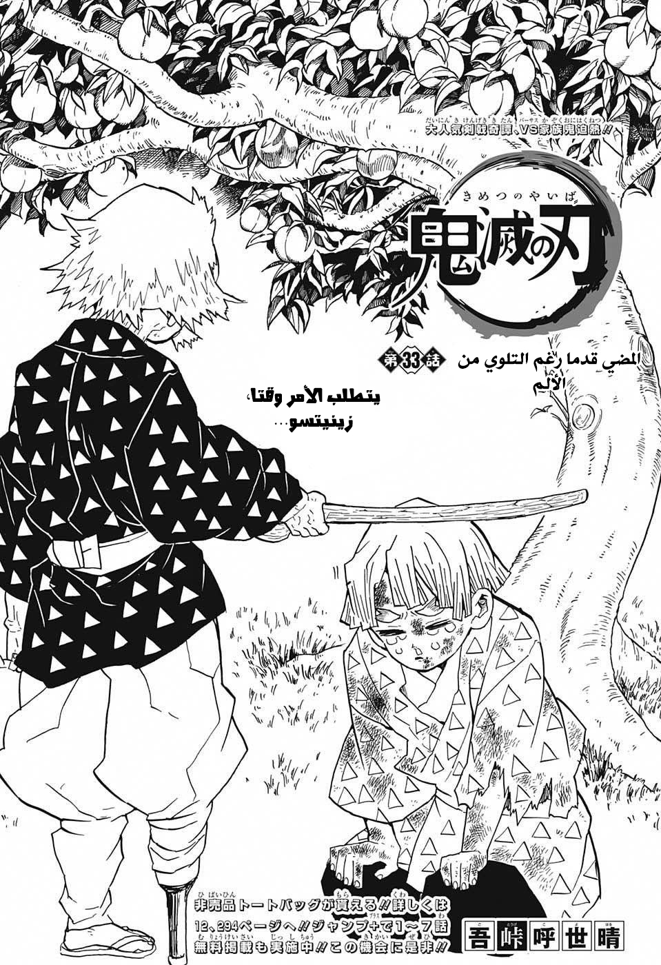 Kimetsu no Yaiba: Chapter 33 - Page 1