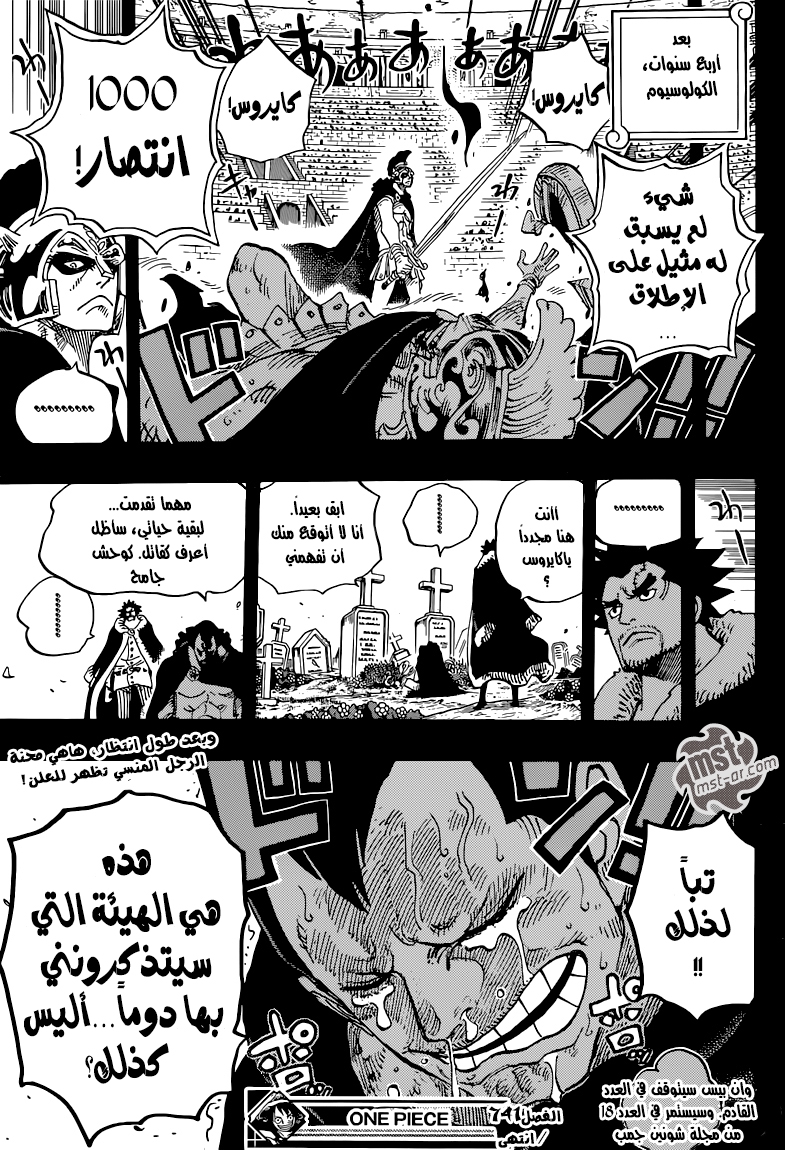 One Piece: Chapter 741 - Page 22